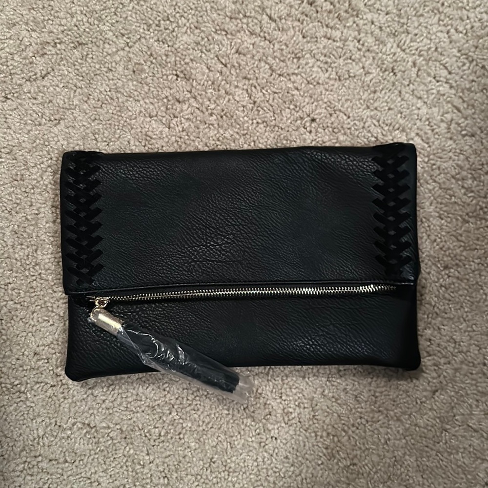 MWT MODA LUXE convertible, black cross body purse